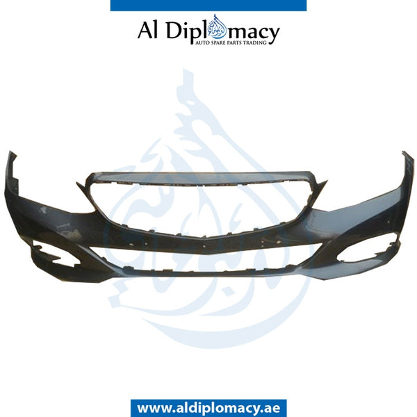 Front Bumper, WITH SENSOR Hole, EMPTY for Mercedes-Benz E Class W212 (2009-2016) models, Part Number UN-2128803000